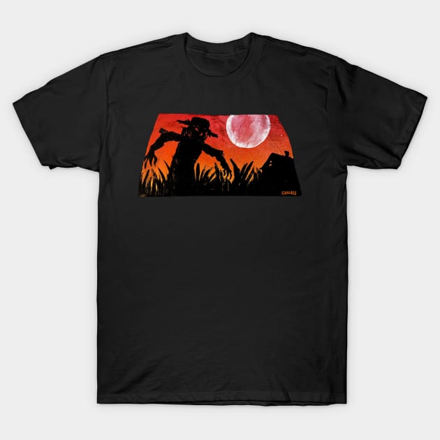 Watcher of the Cornfields T-Shirt by Jan Grackle